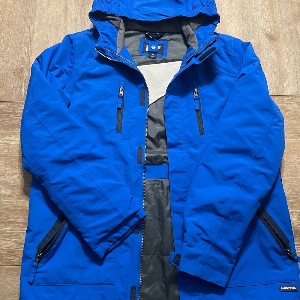 Lands' End Men's Blue Jacket